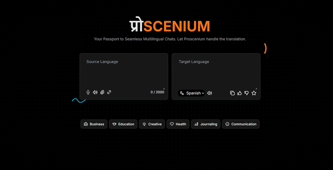 Proscenium-Version 1